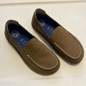 Birkenstock loafers beige tan suede nwot
